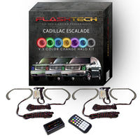 Cadillac Escalade V.3 Fusion Color Change LED Halo Headlight Kit 2002-2006