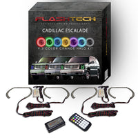 Cadillac Escalade V.3 Fusion Color Change LED Halo Headlight Kit 2002-2006