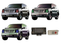 Cadillac Escalade V.3 Fusion Color Change LED Halo Headlight Kit 2002-2006
