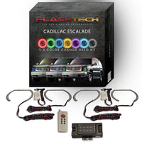 Cadillac Escalade V.3 Fusion Color Change LED Halo Headlight Kit 2002-2006