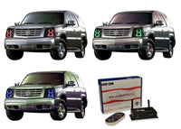Cadillac Escalade V.3 Fusion Color Change LED Halo Headlight Kit 2002-2006