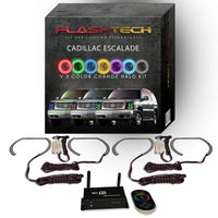 Cadillac Escalade V.3 Fusion Color Change LED Halo Headlight Kit 2002-2006