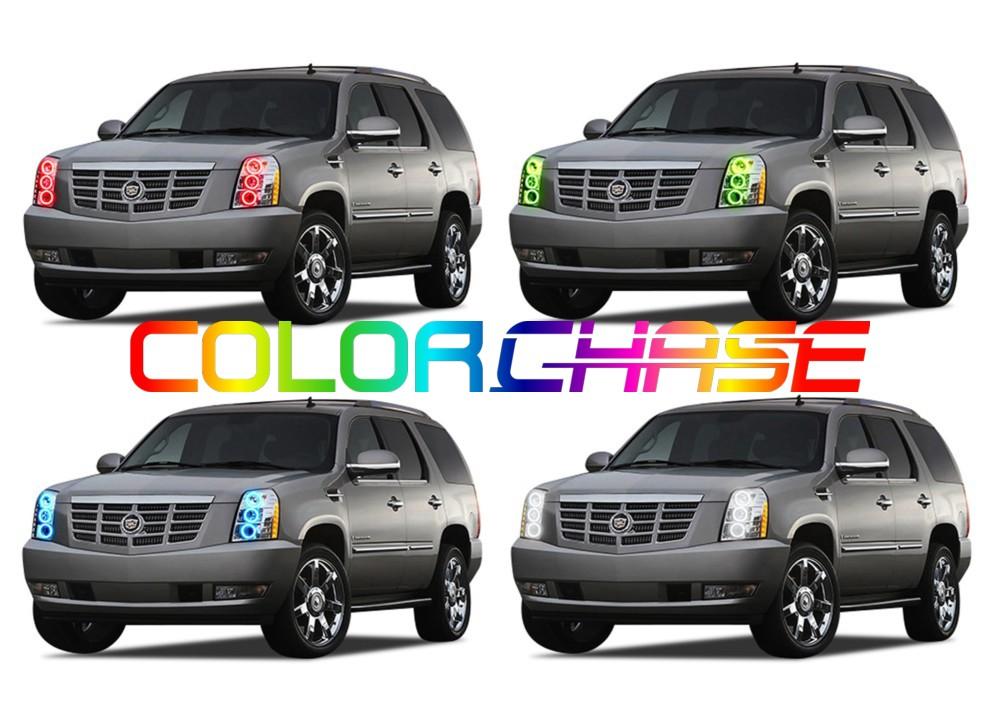 Cadillac Escalade ColorChase LED Halo Headlight Kit 2007-2014