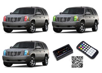 Cadillac Escalade V.3 Fusion Color Change LED Halo Headlight Kit 2007-2014