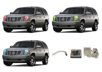 Cadillac Escalade V.3 Fusion Color Change LED Halo Headlight Kit 2007-2014