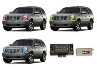 Cadillac Escalade V.3 Fusion Color Change LED Halo Headlight Kit 2007-2014