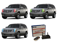Cadillac Escalade V.3 Fusion Color Change LED Halo Headlight Kit 2007-2014