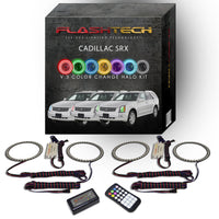 Cadillac SRX V.3 Fusion Color Change LED Halo Headlight Kit 2004-2009