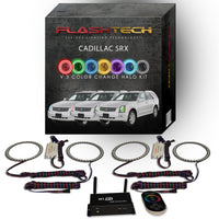 Cadillac SRX V.3 Fusion Color Change LED Halo Headlight Kit 2004-2009