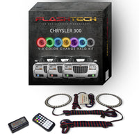 Chrysler 300 V.3 Fusion Color Change LED Halo Fog Light Kit 2005-2010