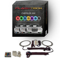 Chrysler 300 V.3 Fusion Color Change LED Halo Fog Light Kit 2005-2010