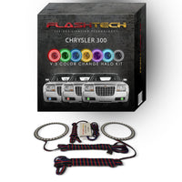 Chrysler 300 V.3 Fusion Color Change LED Halo Fog Light Kit 2005-2010