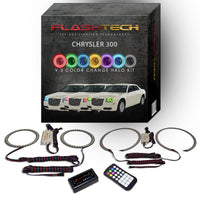 Chrysler 300 V.3 Fusion Color Change LED Halo Headlight Kit 2005-2010
