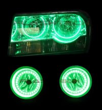 Chrysler 300 V.3 Fusion Color Change Headlight & LED Halo Fog Light Kit 2005-2010