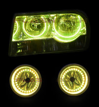 Chrysler 300 V.3 Fusion Color Change Headlight & LED Halo Fog Light Kit 2005-2010
