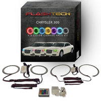 Chrysler 300 V.3 Fusion Color Change LED Halo Headlight Kit 2005-2010