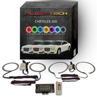 Chrysler 300 V.3 Fusion Color Change LED Halo Headlight Kit 2005-2010