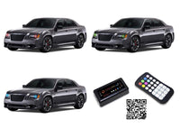 Chrysler 300 V.3 Fusion Color Change LED Halo Headlight Kit 2011-2016