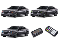 Chrysler 300 V.3 Fusion Color Change LED Halo Headlight Kit 2011-2016