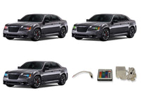 Chrysler 300 V.3 Fusion Color Change LED Halo Headlight Kit 2011-2016