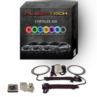 Chrysler 300 V.3 Fusion Color Change LED Halo Headlight Kit 2011-2016