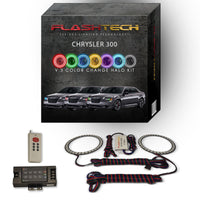 Chrysler 300 V.3 Fusion Color Change LED Halo Headlight Kit 2011-2016