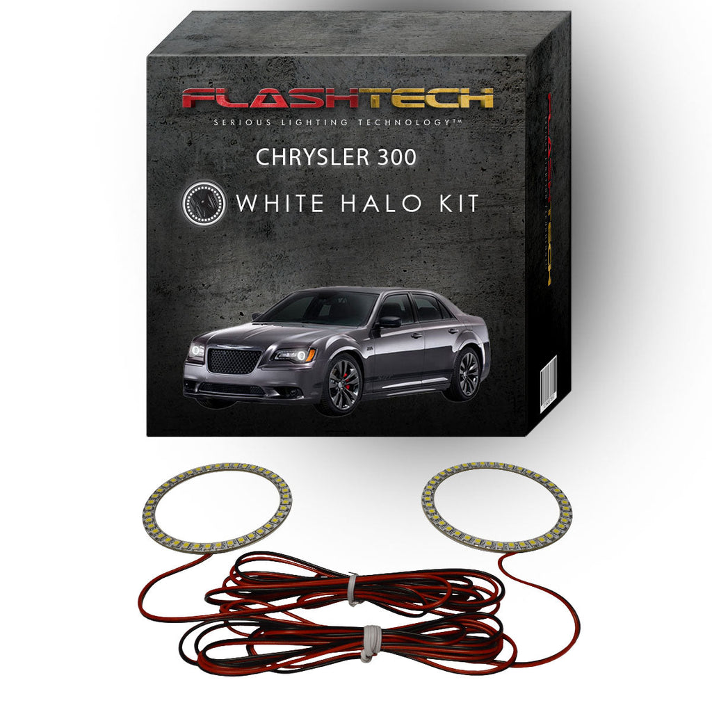 Chrysler 300 White LED Halo Headlight Kit 2011-2016