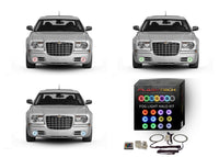 Chrysler 300c V.3 Fusion Color Change LED Halo Fog Light Kit 2005-2010