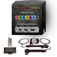 Chrysler 300c V.3 Fusion Color Change LED Halo Fog Light Kit 2005-2010