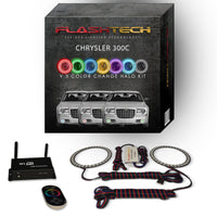 Chrysler 300c V.3 Fusion Color Change LED Halo Fog Light Kit 2005-2010