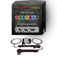 Chrysler 300c V.3 Fusion Color Change LED Halo Fog Light Kit 2005-2010