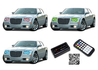 Chrysler 300c V.3 Fusion Color Change LED Halo Headlight Kit 2005-2010