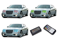 Chrysler 300c V.3 Fusion Color Change LED Halo Headlight Kit 2005-2010