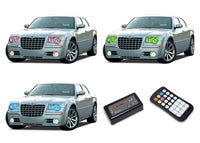 Chrysler 300c V.3 Fusion Color Change Headlight & LED Halo Fog Light Kit 2005-2010