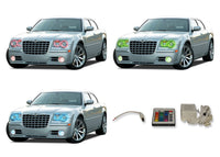 Chrysler 300c V.3 Fusion Color Change Headlight & LED Halo Fog Light Kit 2005-2010