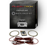 Chrysler 300c White LED Halo Fog Light Kit 2005-2010