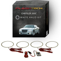 Chrysler 300c White LED Halo Headlight Kit 2005-2010