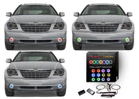 Chrysler Pacifica V.3 Fusion Color Change LED Halo Fog Light Kit 2006-2009