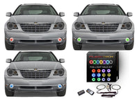 Chrysler Pacifica V.3 Fusion Color Change LED Halo Fog Light Kit 2006-2009