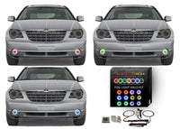 Chrysler Pacifica V.3 Fusion Color Change LED Halo Fog Light Kit 2006-2009