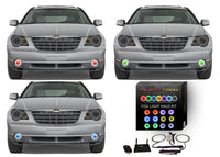 Chrysler Pacifica V.3 Fusion Color Change LED Halo Fog Light Kit 2006-2009
