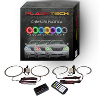 Chrysler Pacifica V.3 Fusion Color Change LED Halo Headlight Kit 2006-2009