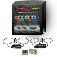 Chrysler Pacifica V.3 Fusion Color Change LED Halo Headlight Kit 2006-2009