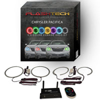 Chrysler Pacifica V.3 Fusion Color Change LED Halo Headlight Kit 2006-2009