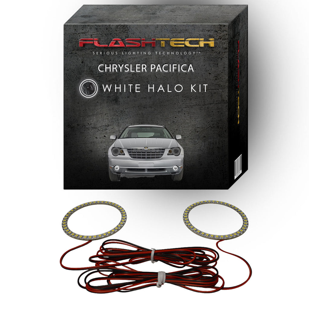 Chrysler Pacifica White LED Halo Fog Light Kit 2006-2009