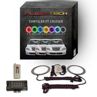 Chrysler PT Cruiser V.3 Fusion Color Change LED Halo Fog Light Kit 2006-2010