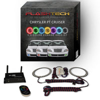 Chrysler PT Cruiser V.3 Fusion Color Change LED Halo Fog Light Kit 2006-2010