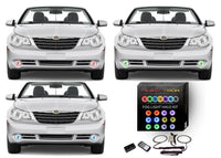 Chrysler Sebring V.3 Fusion Color Change LED Halo Fog Light Kit 2008-2010