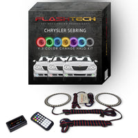 Chrysler Sebring V.3 Fusion Color Change LED Halo Fog Light Kit 2008-2010