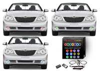 Chrysler Sebring V.3 Fusion Color Change LED Halo Fog Light Kit 2008-2010